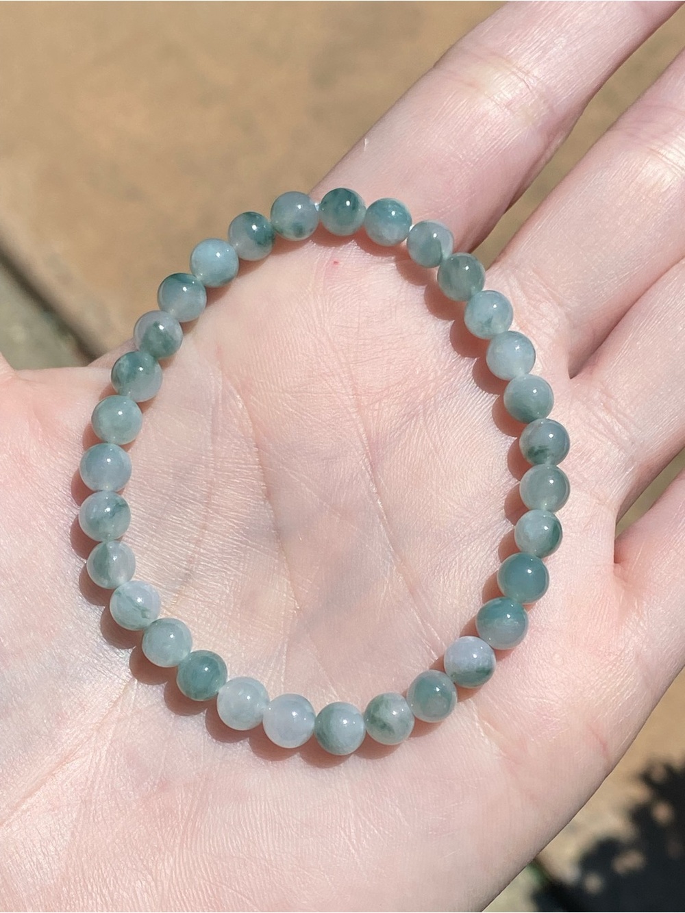 Certified Natural Type A Jadeite Bracelet – 6 mm Beads